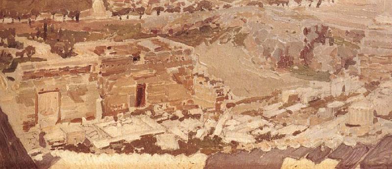 Mikhail Vrubel The Propylaea,Athens Spain oil painting art
